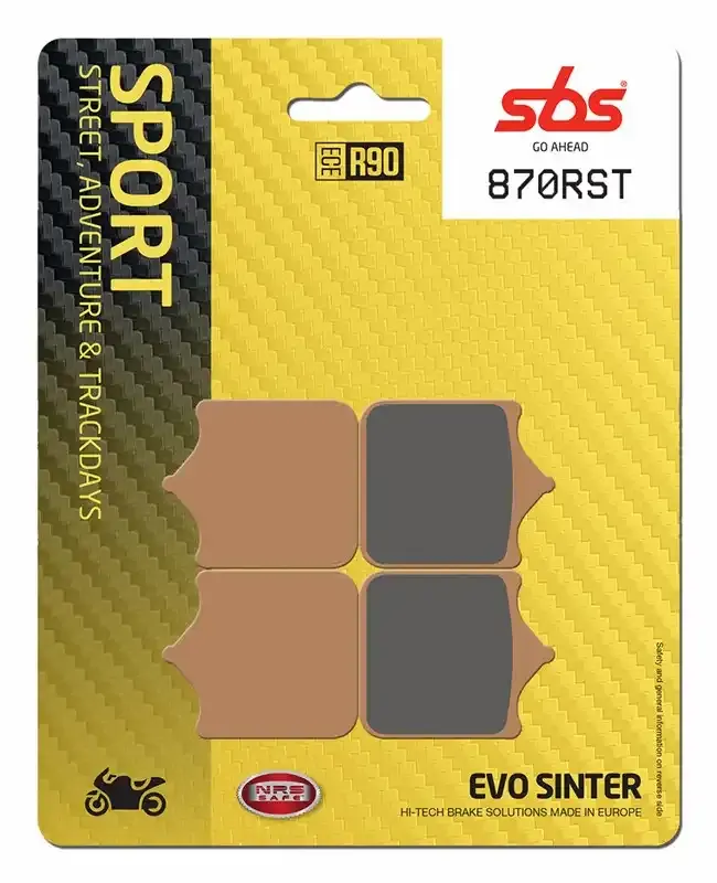 Предни спортни накладки SBS 870RST Sinter