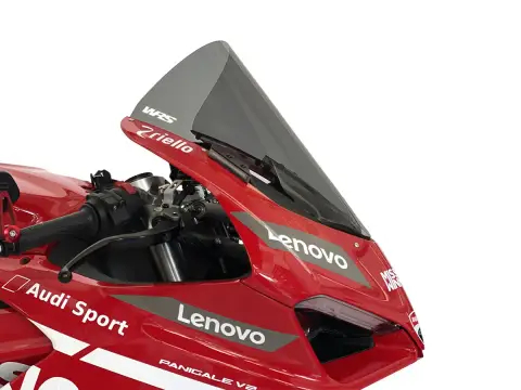 Слюда WRS Racing за Ducati Panigale V4 - S 2018-2019 / Panigale V2 2020-2024 - тъмно опушена