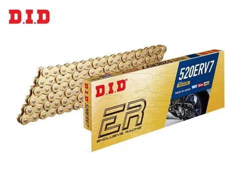 Състезателна верига DID 520ERV7 Gold - 100/120/124 звена