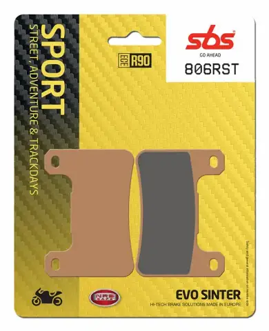 Предни спортни накладки SBS 806RST Sinter