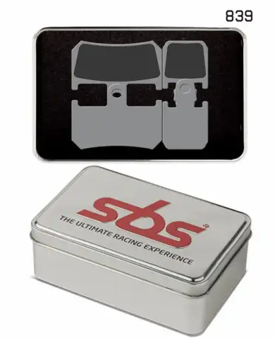 Предни състезателни накладки SBS 839DS-1 Dual Sinter