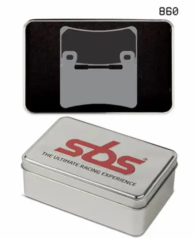 Предни състезателни накладки SBS 860DS-1 Dual Sinter